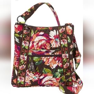 Retired Vera Bradley Hipster English Rose Purse